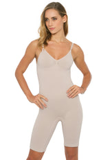 Body Modelador Macaquinho Sem Bojo Reduz Atrito Nas Coxas Base