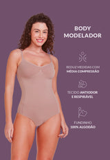 Body Modelador Sem Bojo Levanta Bumbum Base