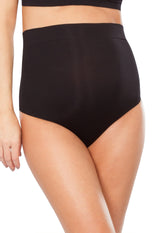 Calcinha Gestante Cintura Alta Preto