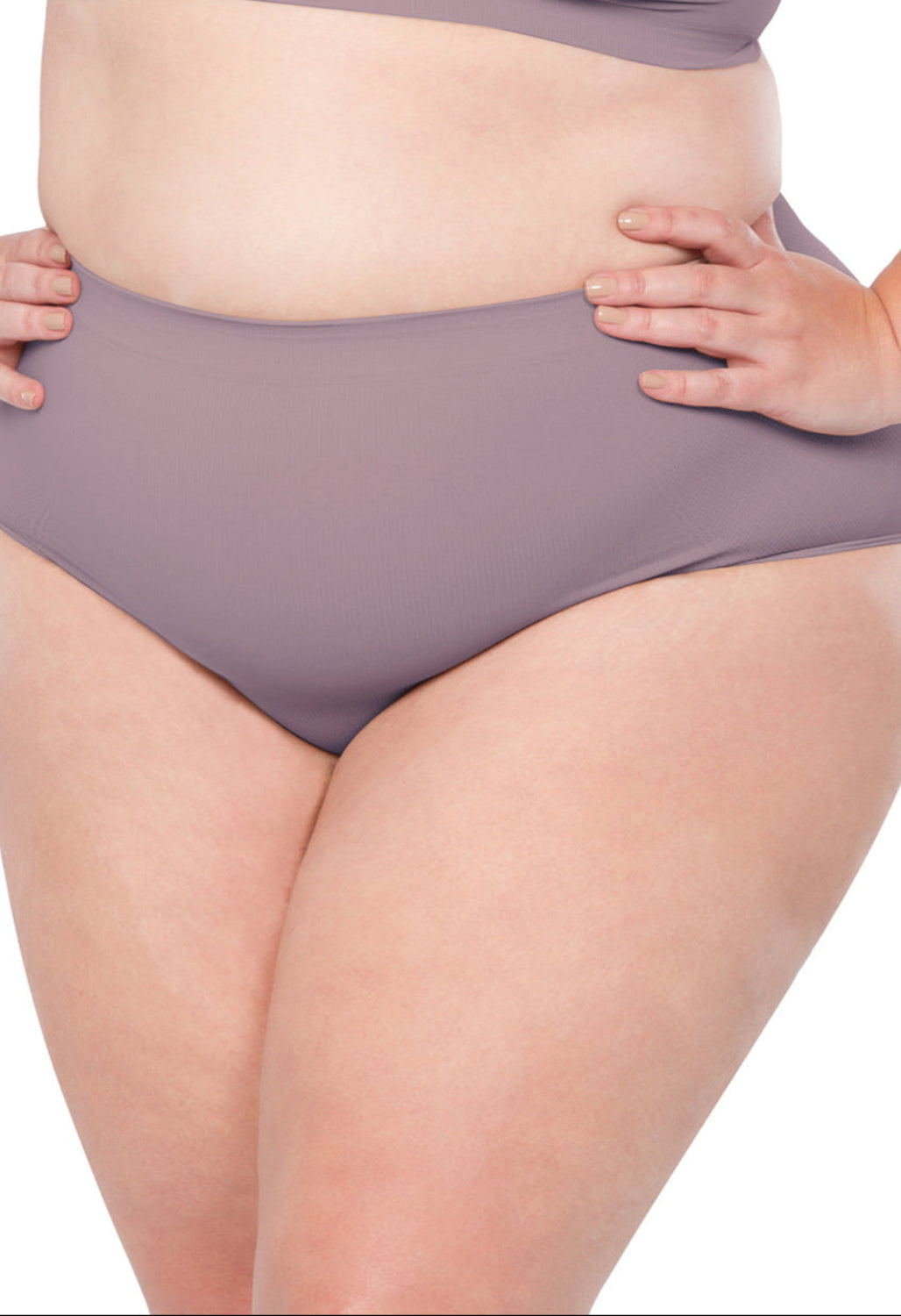 Calcinha Modeladora Cintura Alta Afina Cintura Lilac