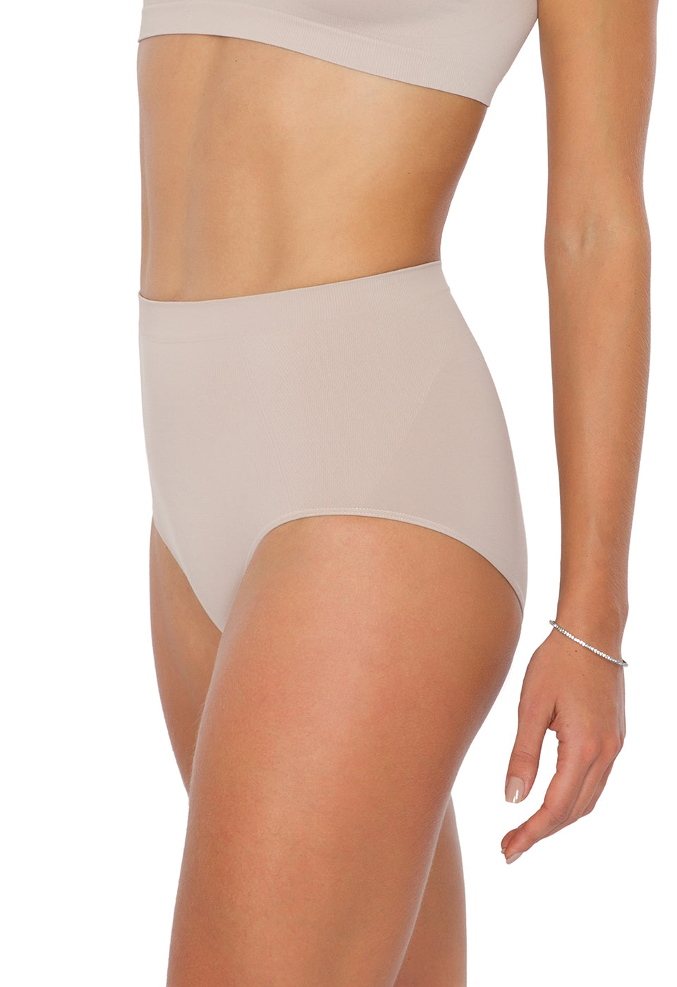 Calcinha Modeladora Cintura Alta Afina Cintura Base