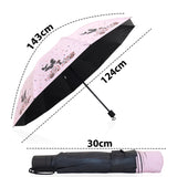 Guarda-Chuva Sombrinha Grande Anti-Vento Butterfly 143cm