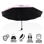 Guarda-Chuva Sombrinha Grande Anti-Vento Butterfly 121 cm