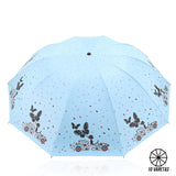 Guarda-Chuva Sombrinha Grande Anti-Vento Butterfly 143cm