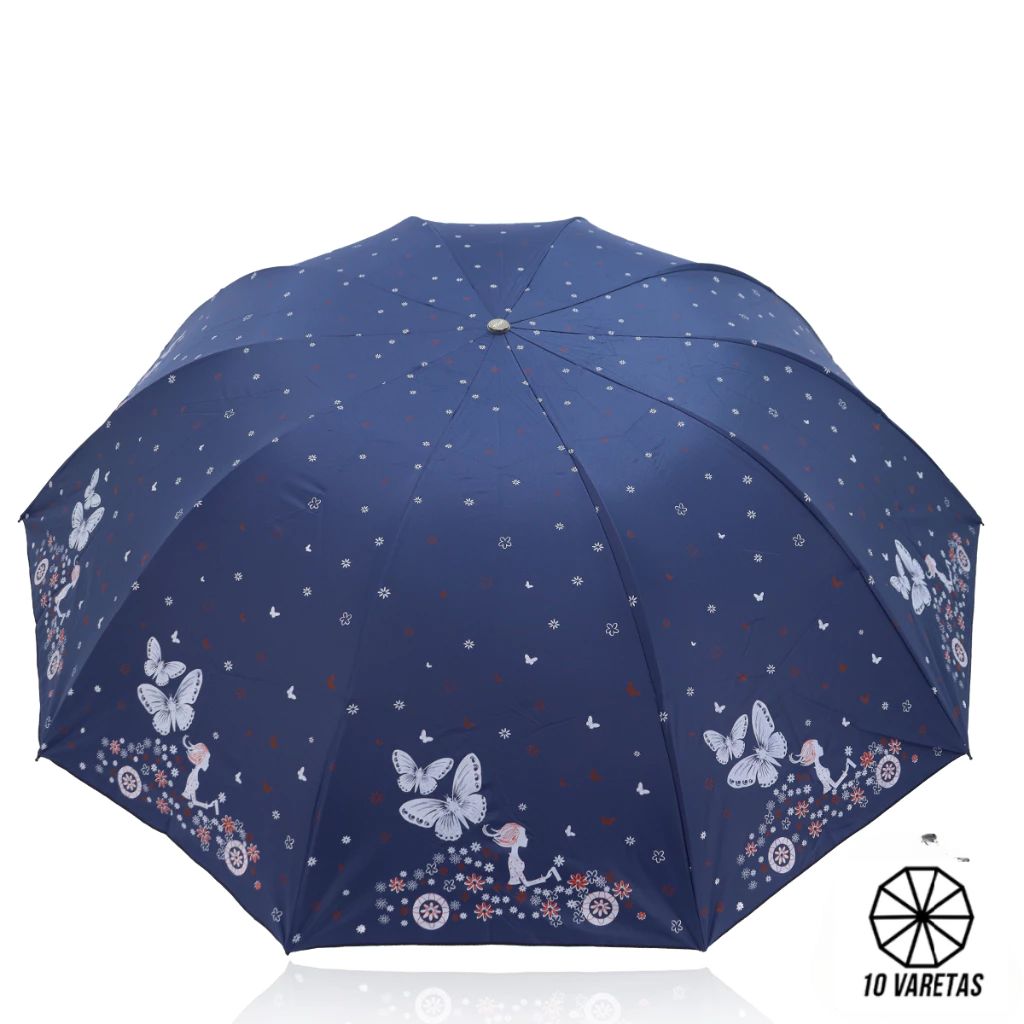 Guarda-Chuva Sombrinha Grande Anti-Vento Butterfly 121 cm
