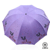Guarda-Chuva Sombrinha Grande Anti-Vento Butterfly 143cm