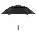Guarda-chuva de golfe 158cm preto aberto dupla camada
