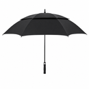 Guarda-chuva de golfe 158cm preto aberto dupla camada
