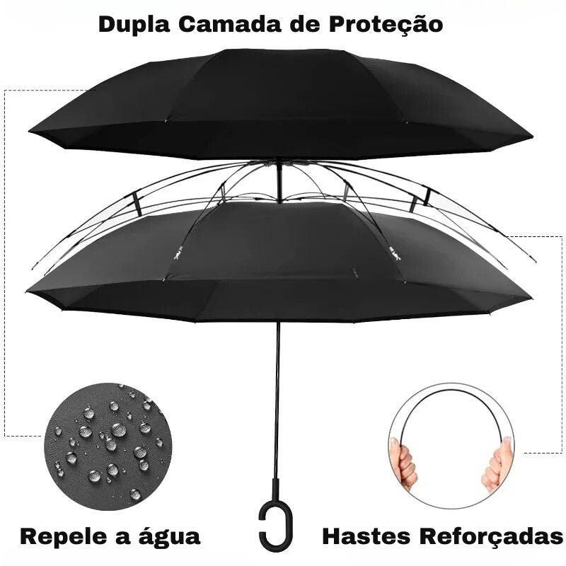 Guarda Chuva Reverso Super Reforçado Nimbus 120cm