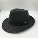 Chapéu Panamá Original aba curta 4cm malandro Marrom Escuro