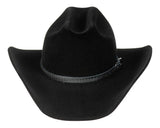 Chapéu Country Americano Cowboy Preto