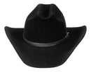 Chapéu Country Americano Cowboy Preto