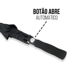 Guarda Chuva Grande 134cm Automático 8 Hastes Fibra de Vidro