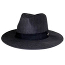 Chapéu Panamá Original Aba Larga 7cm Preto