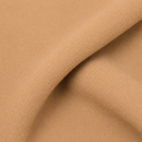 Textura da lã batida fosca e compacta do sobretudo bege