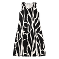 Vestido Midi Plus Size Regata Com Fenda Viscolycra Marrom